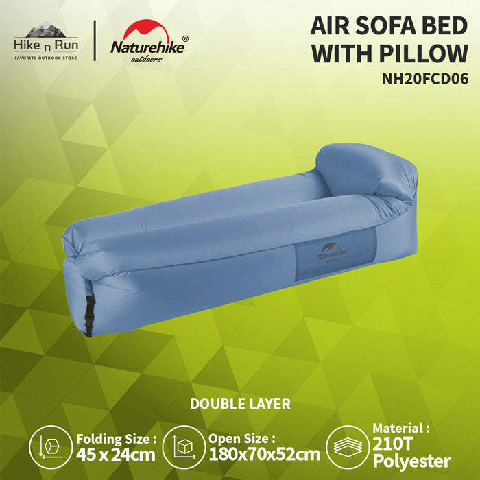 Sofa Angin Outdoor Naturehike NH20FCD06 Air Sofa Bed With Pillow