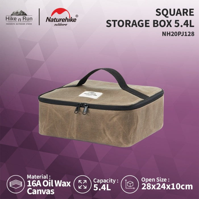 Tas Penyimpanan Serbaguna Naturehike NH20PJ128 Square Storage Box 5.4L