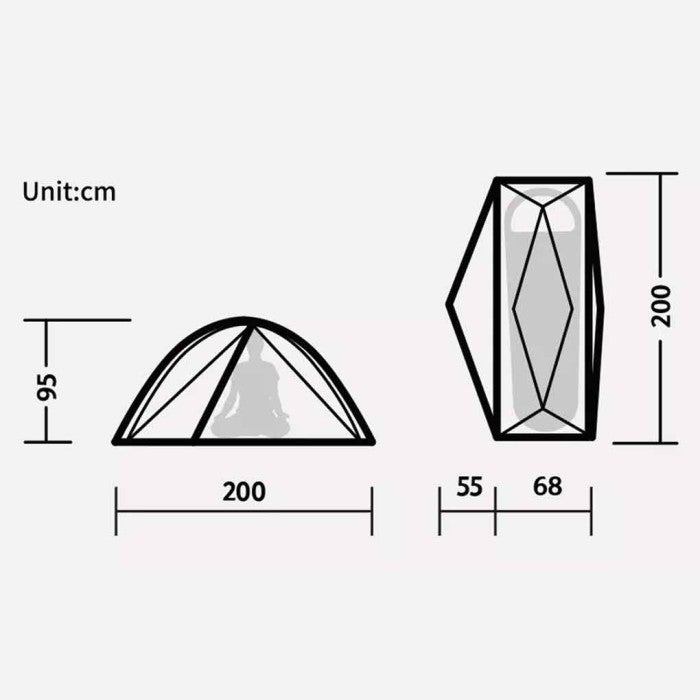 Tenda Otomatis Canyon Naturehike NH22ZP020 Quick Open Tent 1P