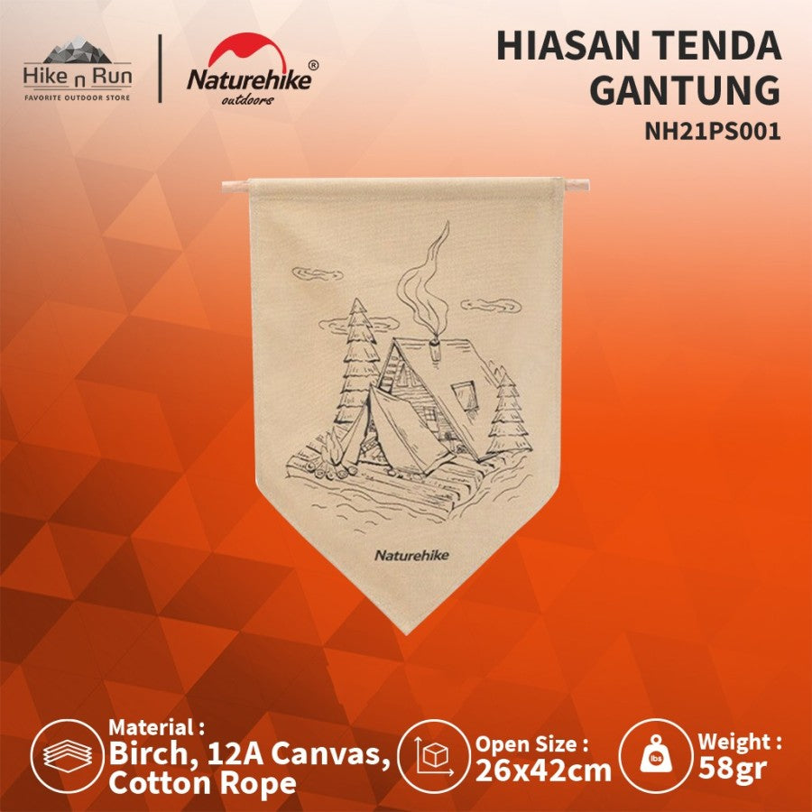 Hiasan Tenda Gantung Naturehike NH21PS001 Hanging Tent Flag