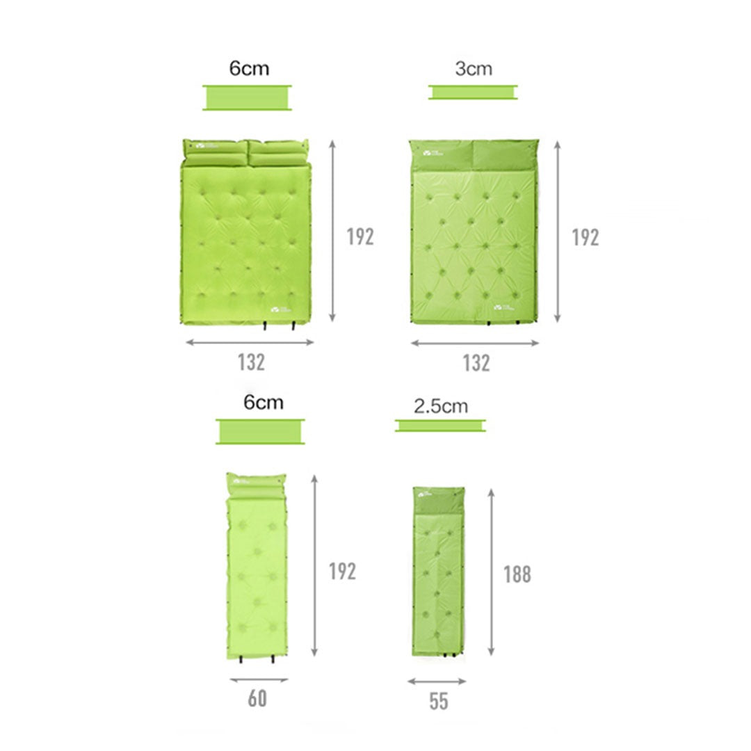 Matras Angin Mobi Garden EX20663001 Inflatable Mat With Pillow 3P