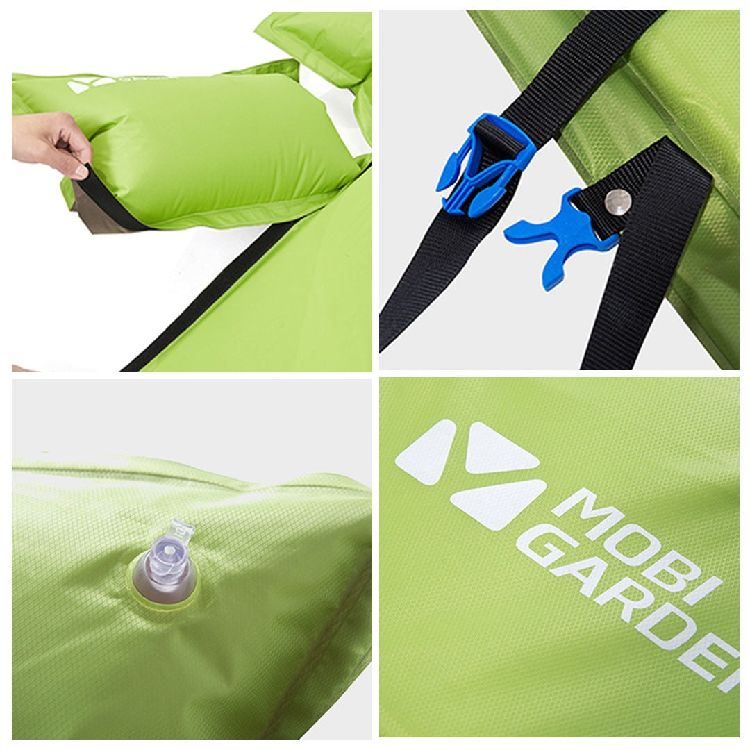 Matras Angin Mobi Garden EX20663001 Inflatable Mat With Pillow 3P