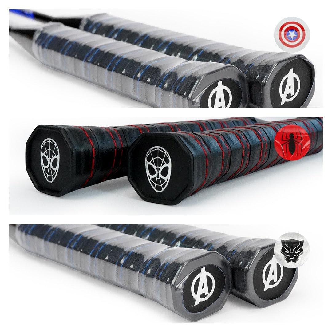 Set Raket Bulu Tangkis Marvel Edition Badminton Racket