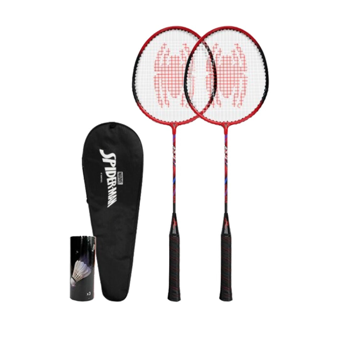 Set Raket Bulu Tangkis Marvel Edition Badminton Racket