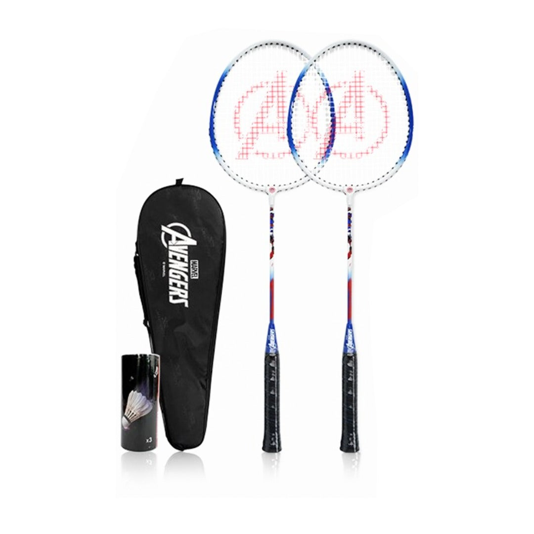 Set Raket Bulu Tangkis Marvel Edition Badminton Racket