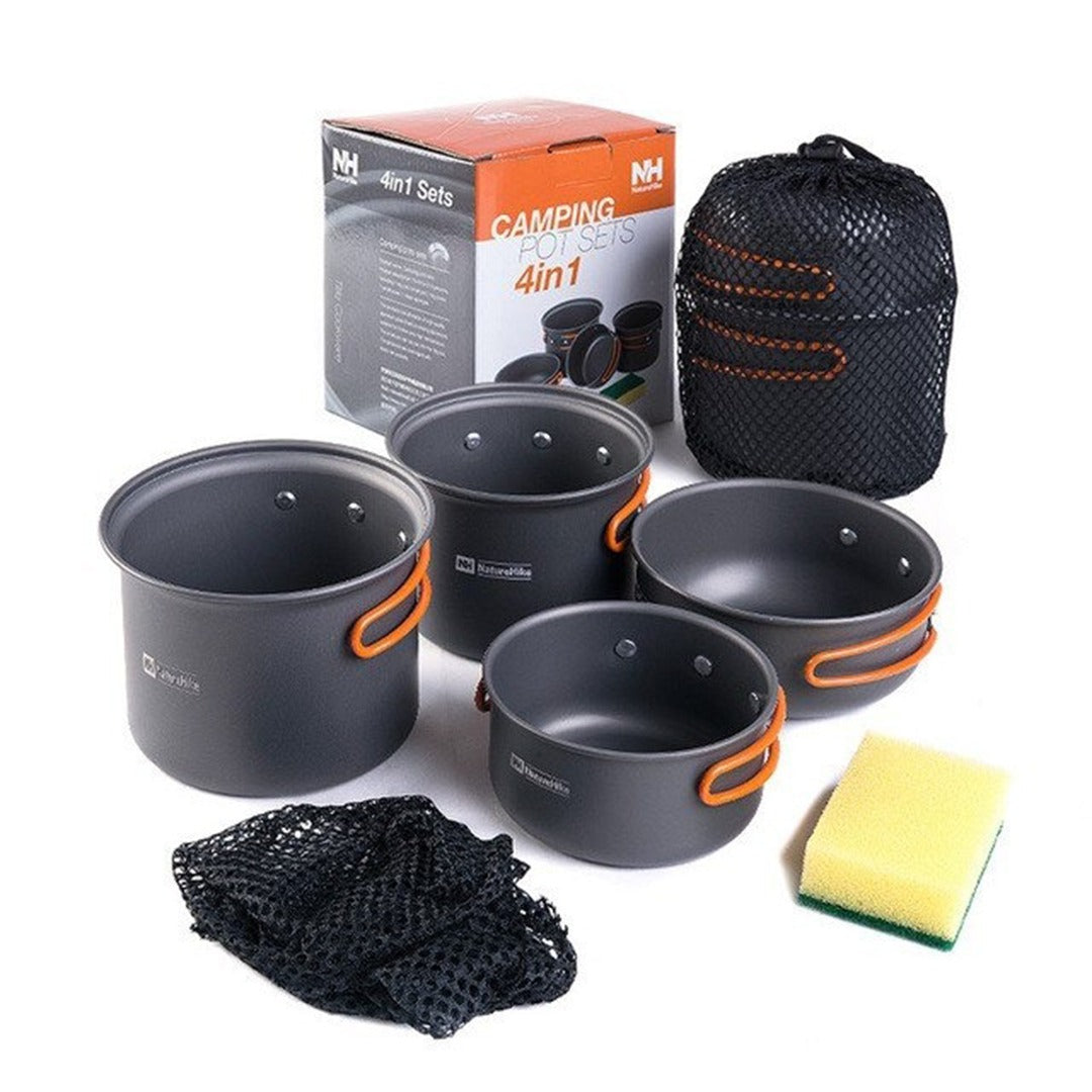 Naturehike NH15T401-G Alat Masak Camping 2-3 Orang