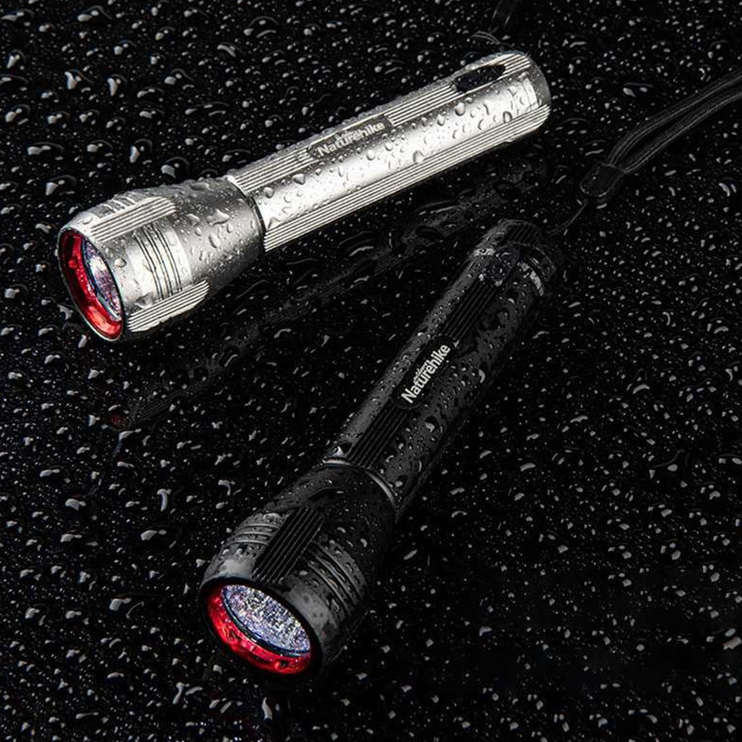 Senter Waterproof Naturehike NH20ZM010 Aluminium Outdoor Flashlight