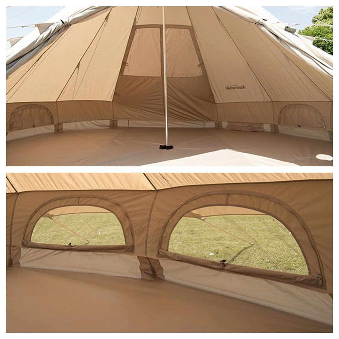 Tenda Glamping Naturehike NH20ZP004 Brighten Pyramid Tent 6.4