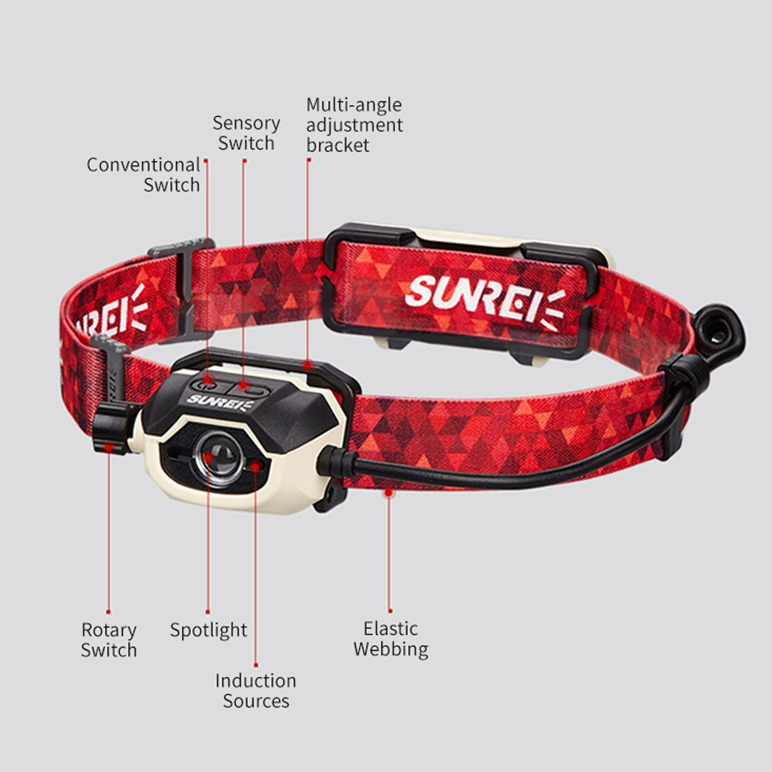 Sunrei Muye 2 Lampu Kepala Headlamp Outdoor