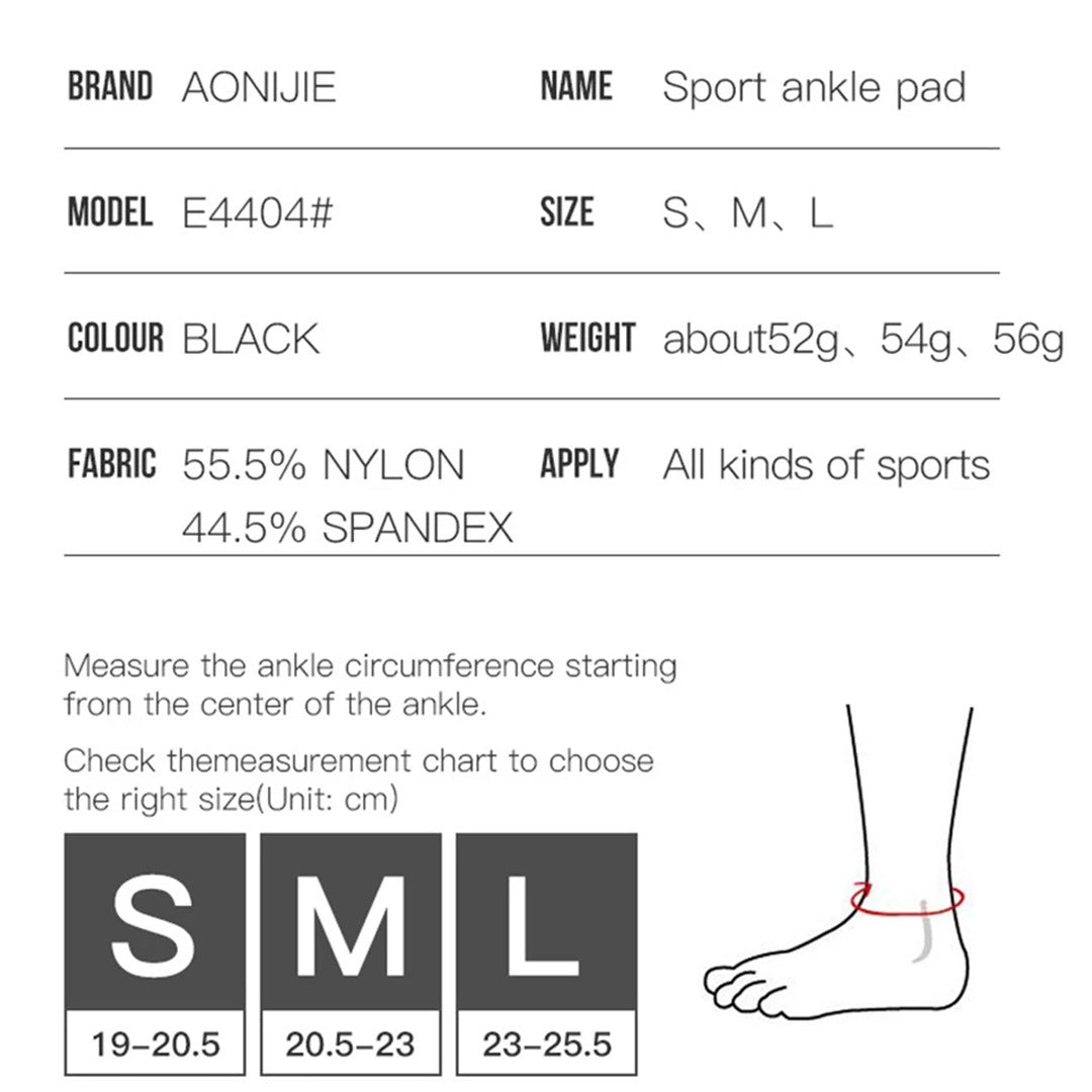 Pelindung Pergelangan Kaki Aonijie E4404 Ankle Support