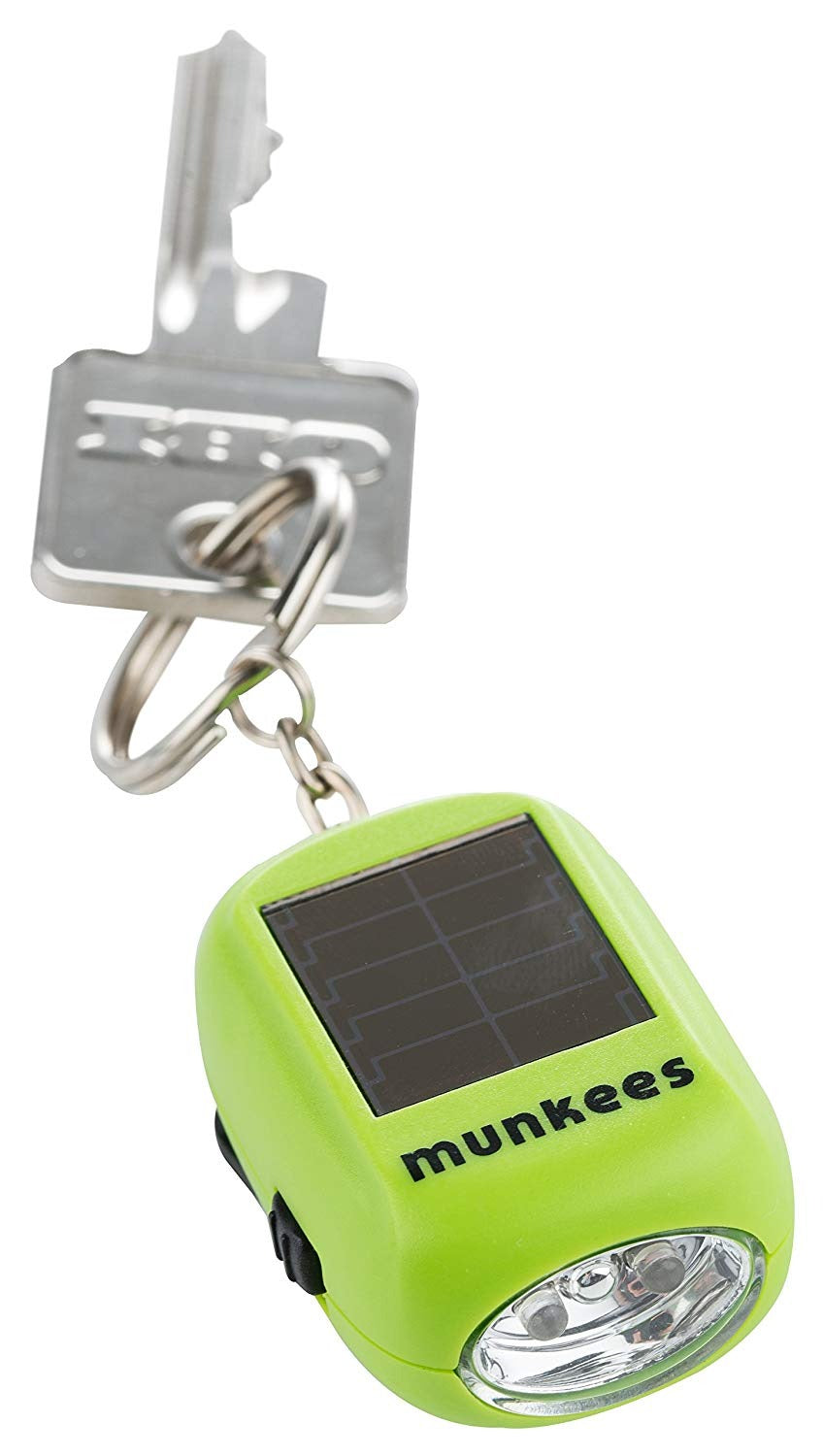 Gantungan Kunci Senter LED Munkees Mini Solar Dynamo Flashlight 1101
