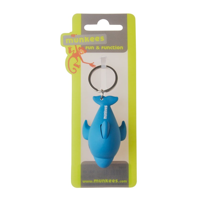 Gantungan Kunci Munkees Dolphin LED Light & Sound 1102