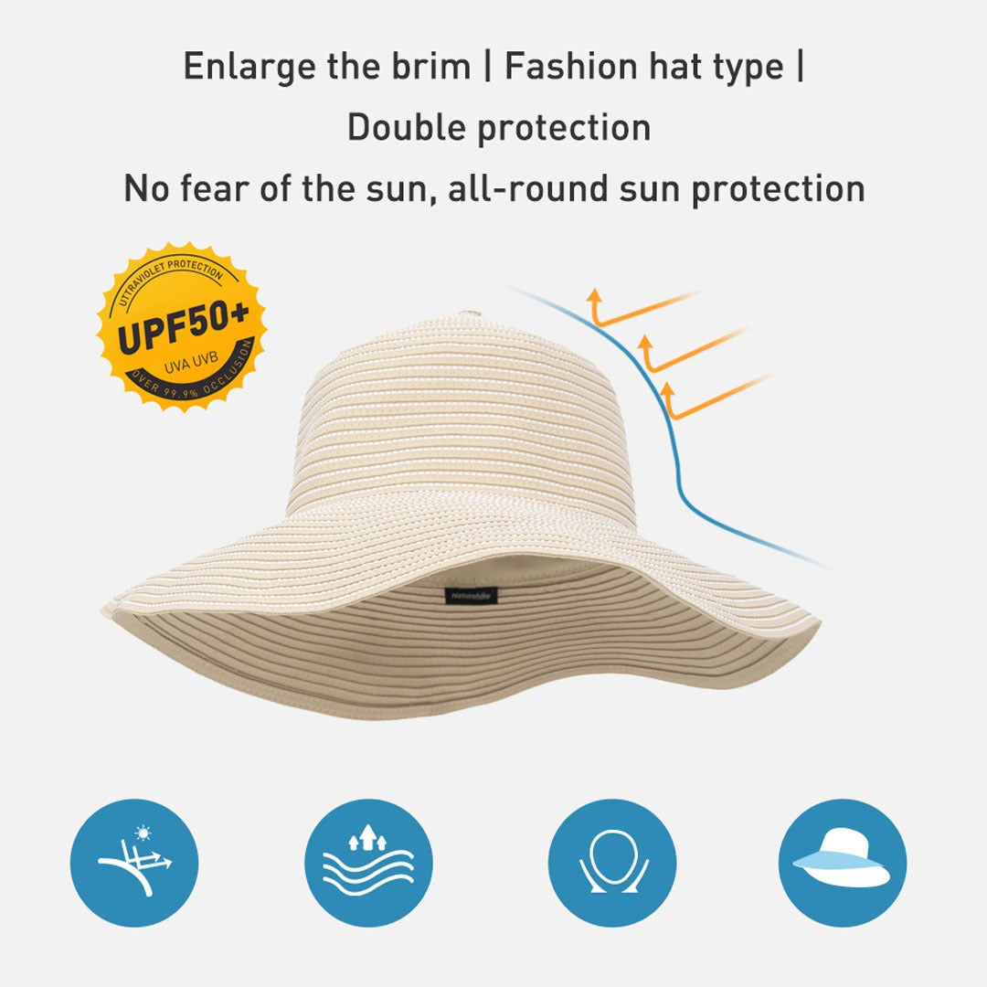 Topi Anti UV Naturehike NH21FS537 Big Sun Hat