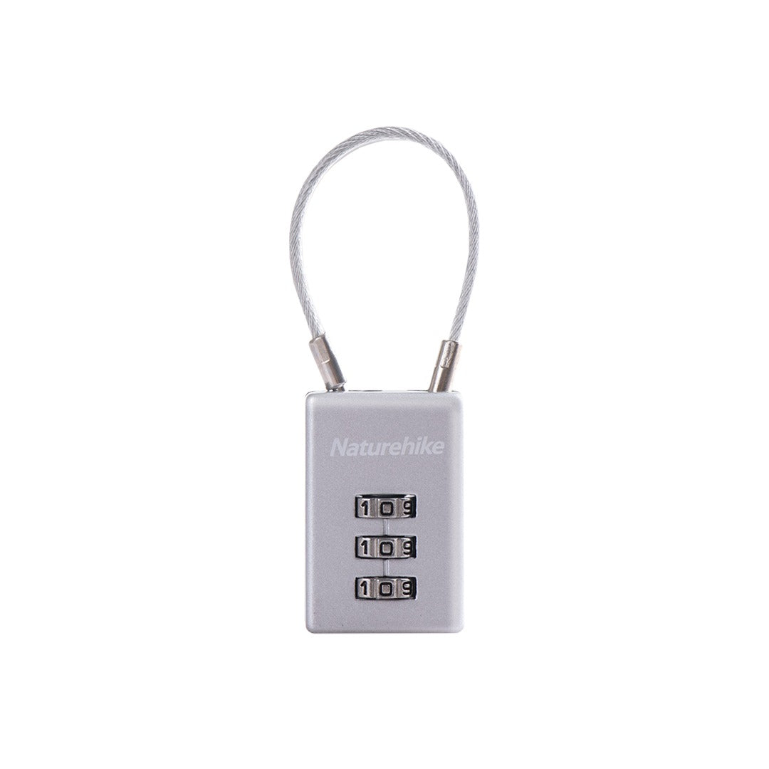 Gembok Naturehike NH20SJ004 3 Digit Code Padlock