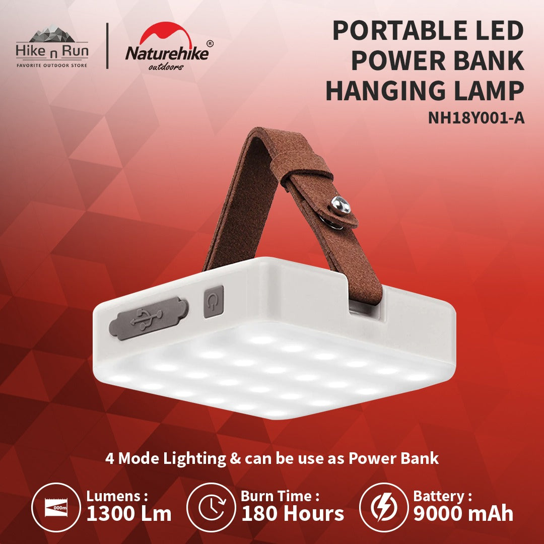 Lampu Outdoor Naturehike NH18Y001-A Rechargeable Camping light