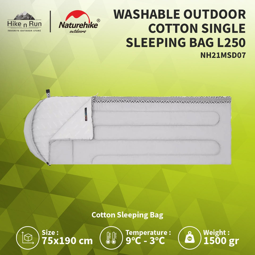 Sleeping Bag Naturehike NH21MSD07 Envelope Hoodie SB