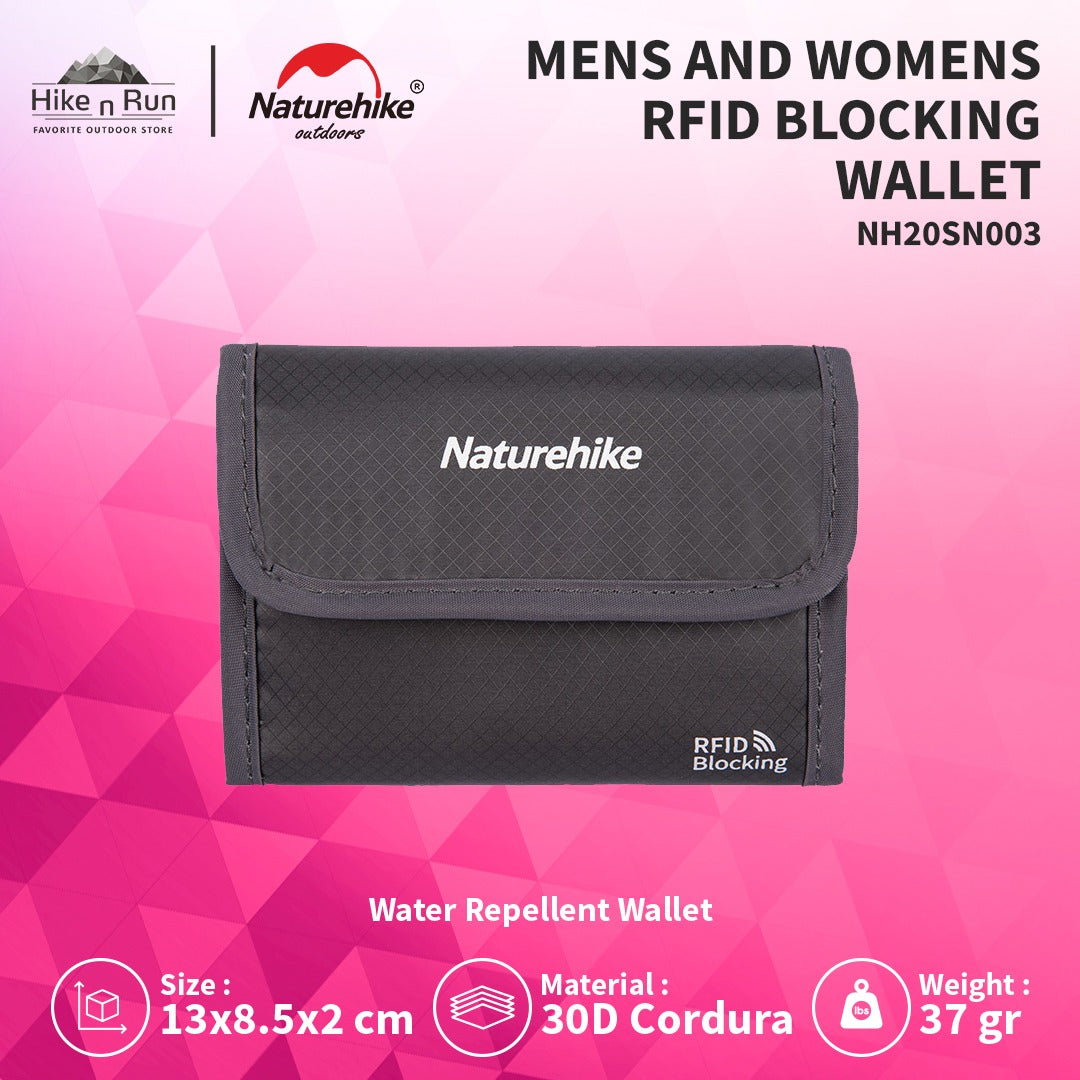 Dompet Anti Maling Naturehike NH20SN003 Travel Wallet RFID Blocking