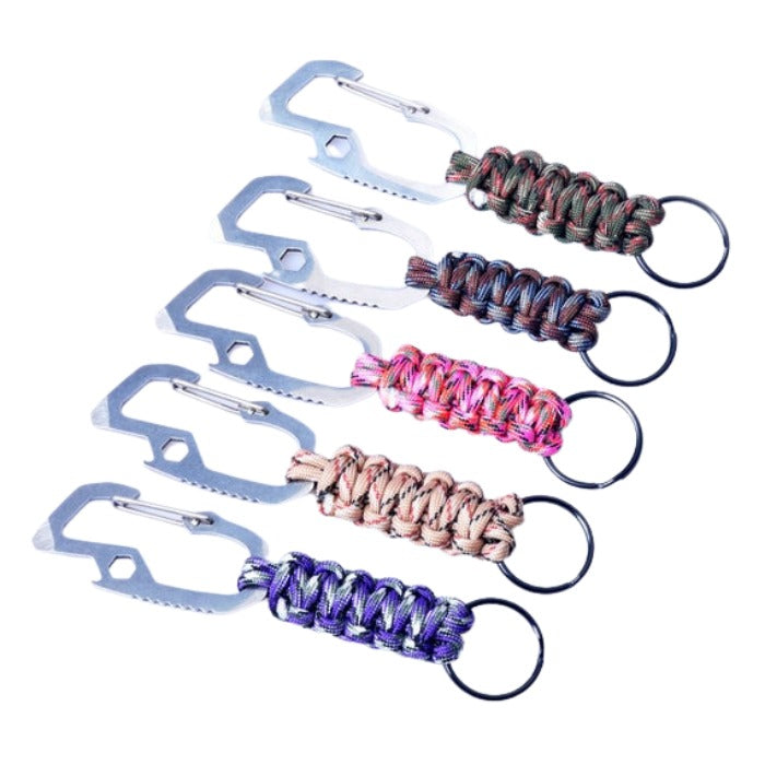 Carabiner Multifungsi Munkees Multifunction Paracord Key - 6462