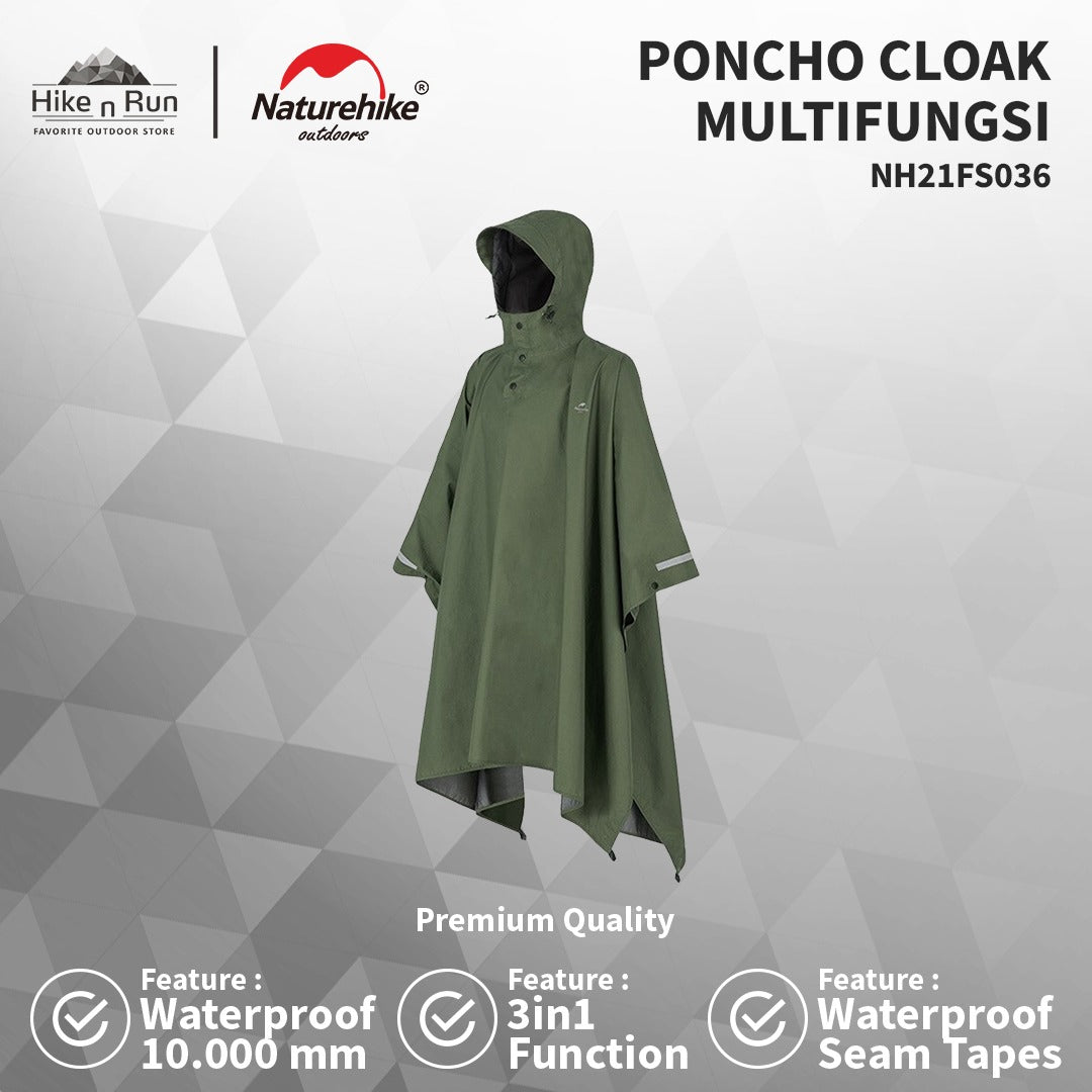 Jas Hujan Naturehike NH21FS036 Cloak Raincoat