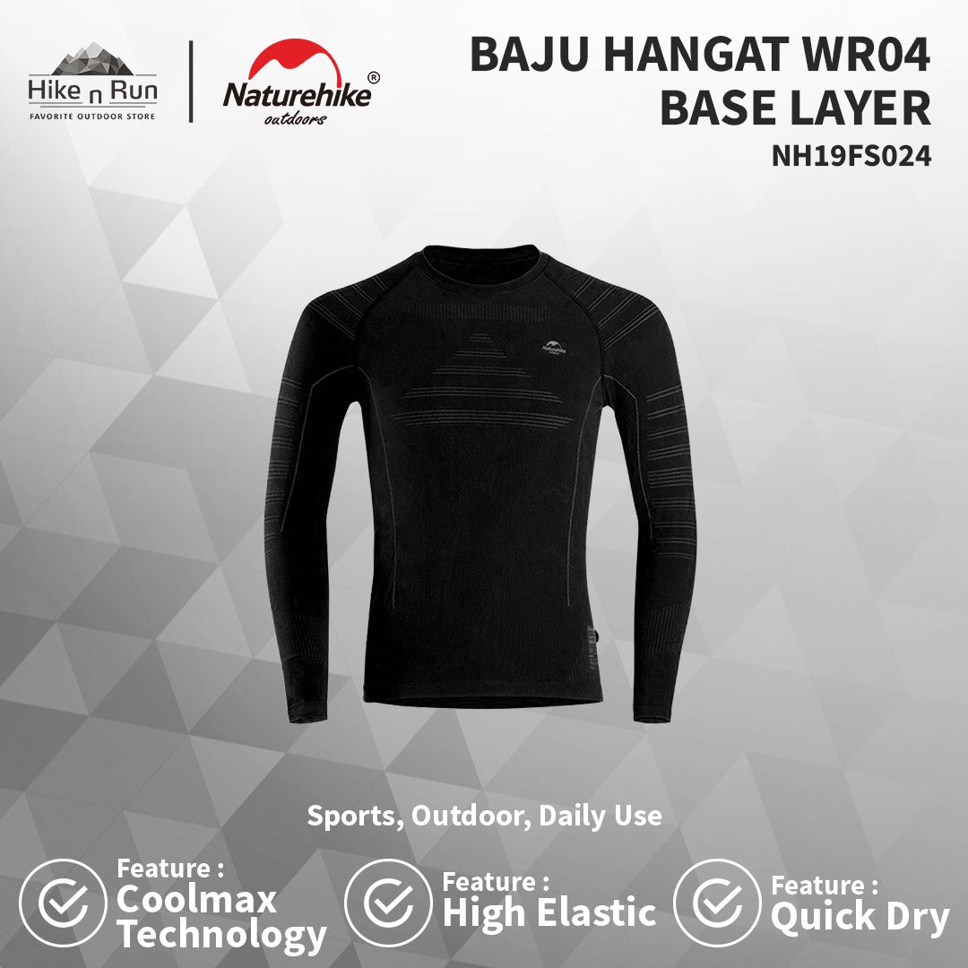 Baju Hangat Naturehike WR04 NH19FS024 Base Layer Underwear