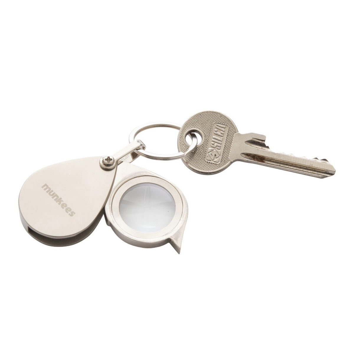 Gantungan Kunci Kaca Pembesar Munkees Keychain Magnifier - 3682