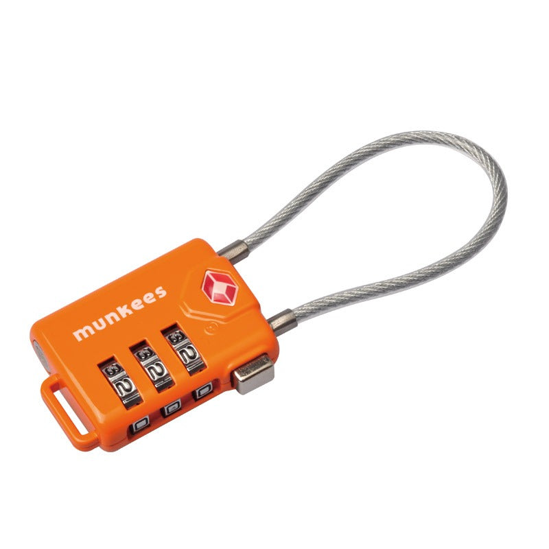 Gembok Koper Munkees TSA Cable Combination Lock - 3609