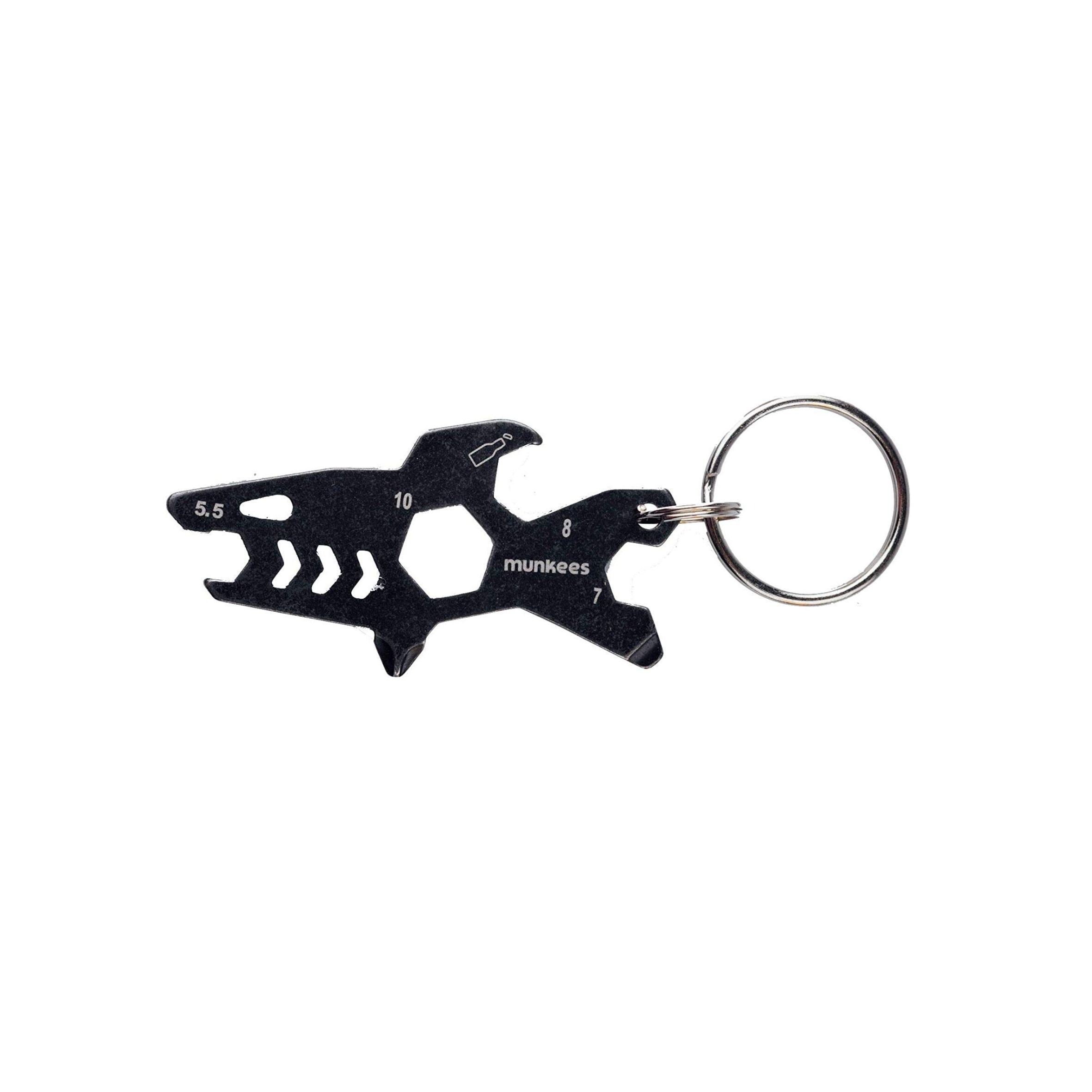 Gantungan Kunci Multifungsi Munkees Keychain Tool Shark - 2537