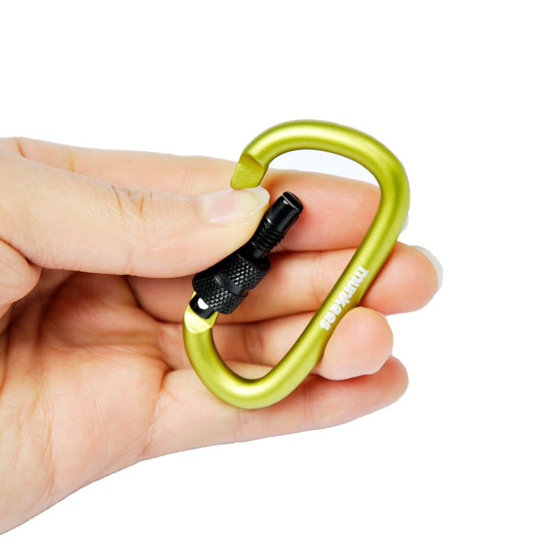 Carabiner Munkees D-Shape With Screw Lock 3246 - 3248