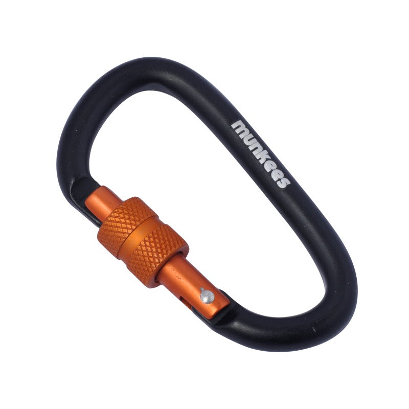 Carabiner Munkees D-Shape With Screw Lock 3246 - 3248