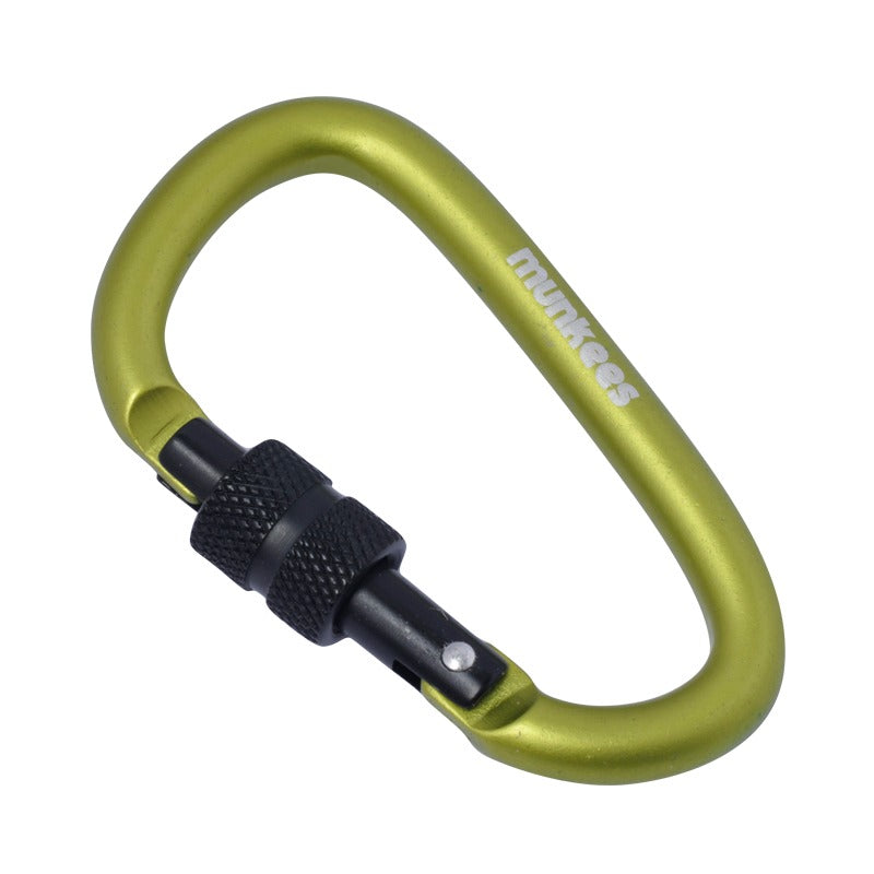 Carabiner Munkees D-Shape With Screw Lock 3246 - 3248