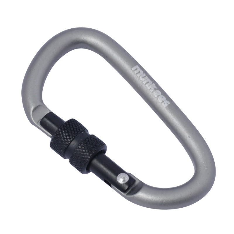 Carabiner Munkees D-Shape With Screw Lock 3246 - 3248