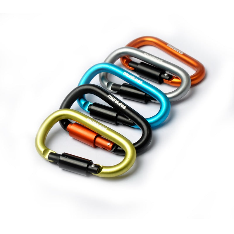 Carabiner Munkees 8cm with Srew Lock - 3262