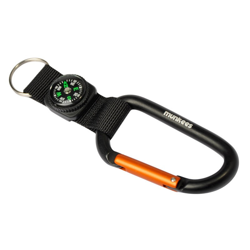 Carabiner Outdoor Munkees 8 mm With Compass Strap - 3228