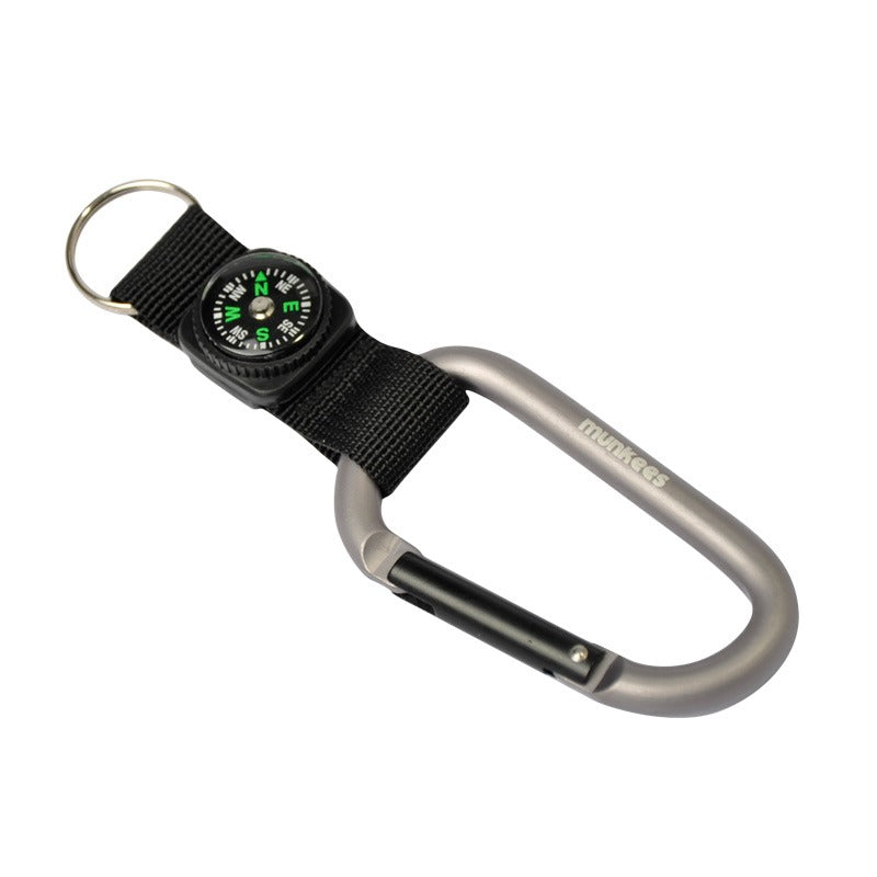 Carabiner Outdoor Munkees 8 mm With Compass Strap - 3228