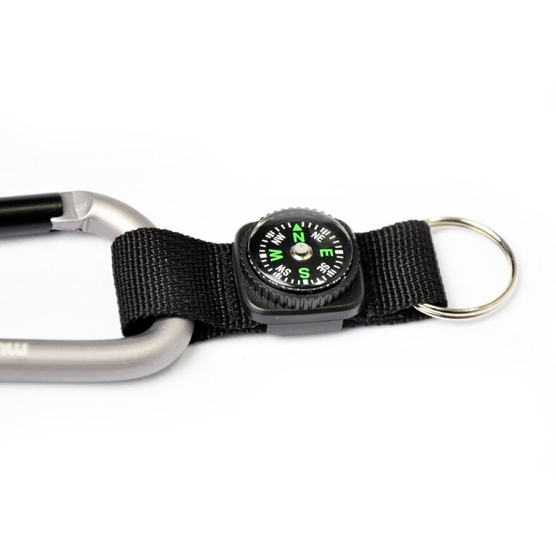 Carabiner Outdoor Munkees 8 mm With Compass Strap - 3228