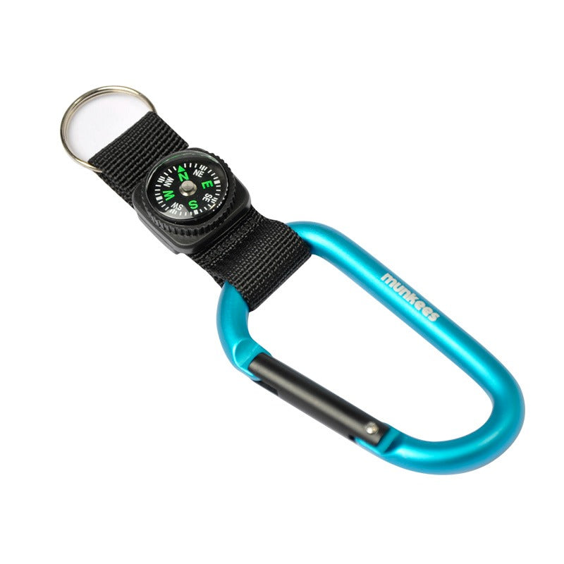 Carabiner Outdoor Munkees 8 mm With Compass Strap - 3228