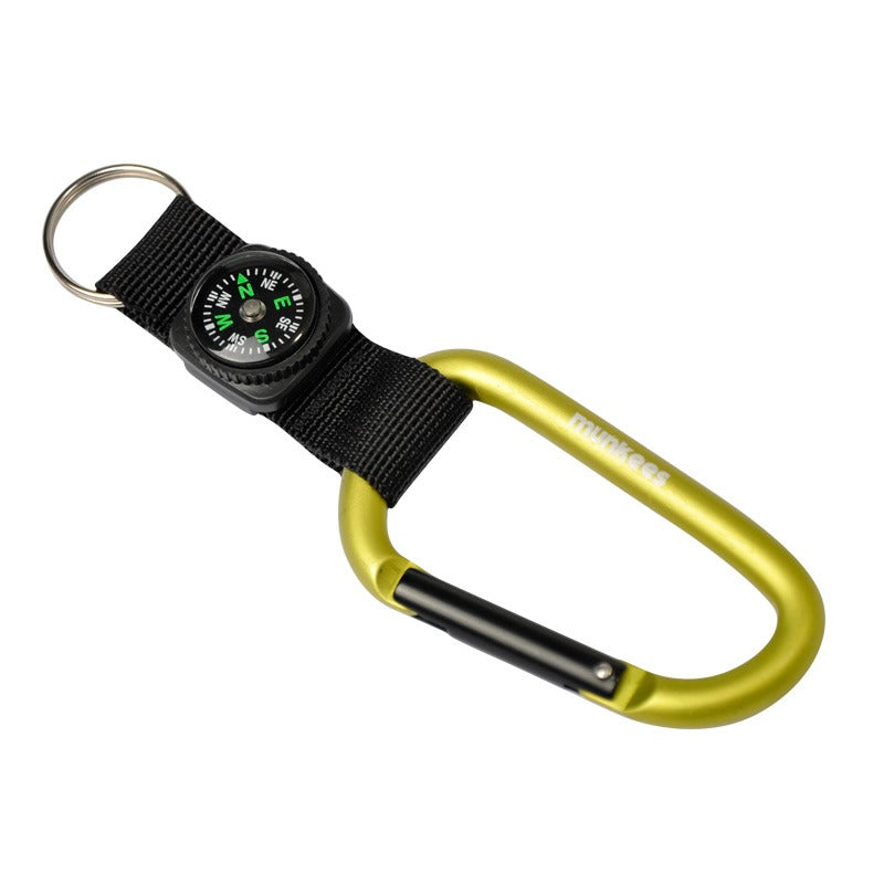 Carabiner Outdoor Munkees 8 mm With Compass Strap - 3228