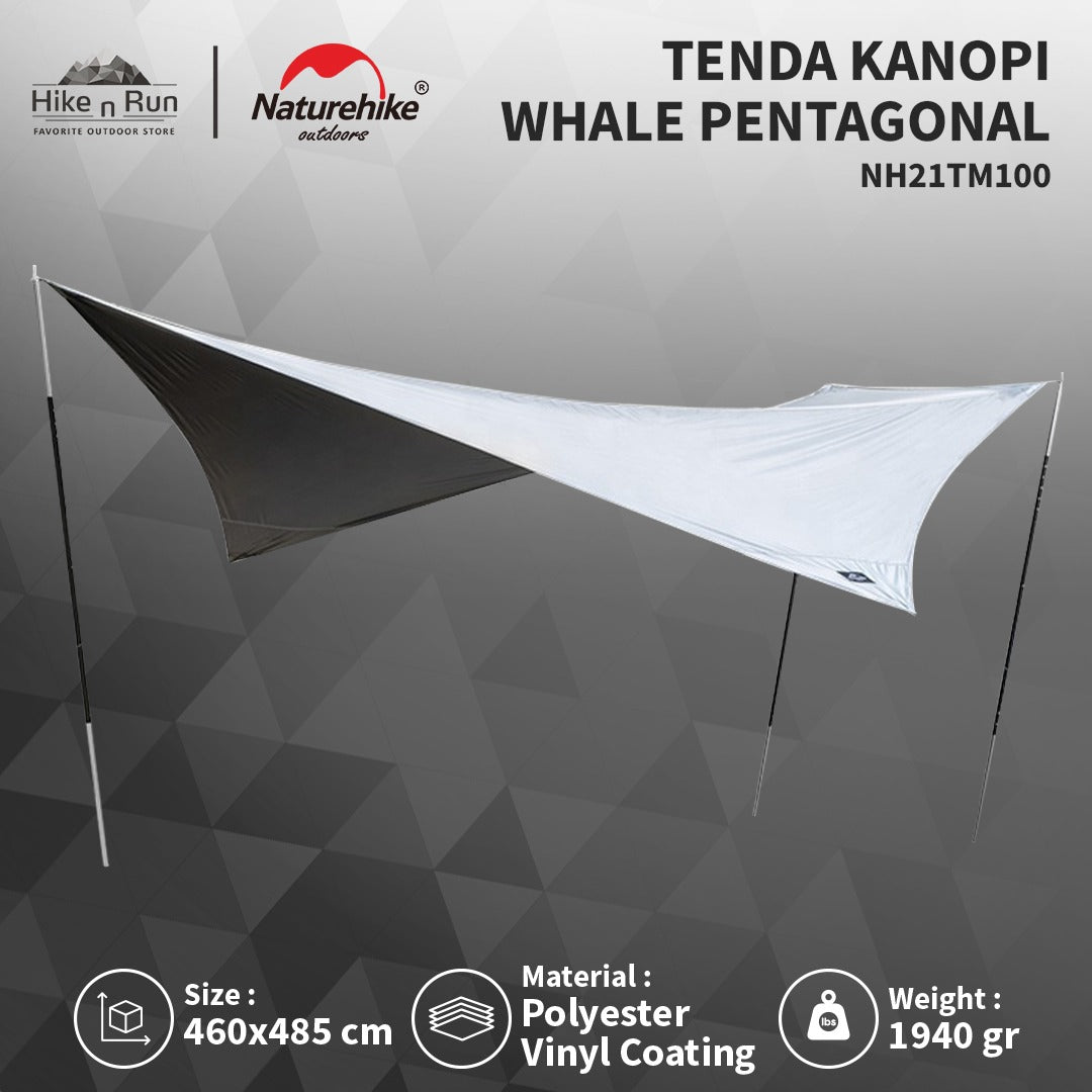 PREORDER!!! Kanopi Flysheet Naturehike NH21TM100 Whale Canopy Pentagonal Shape