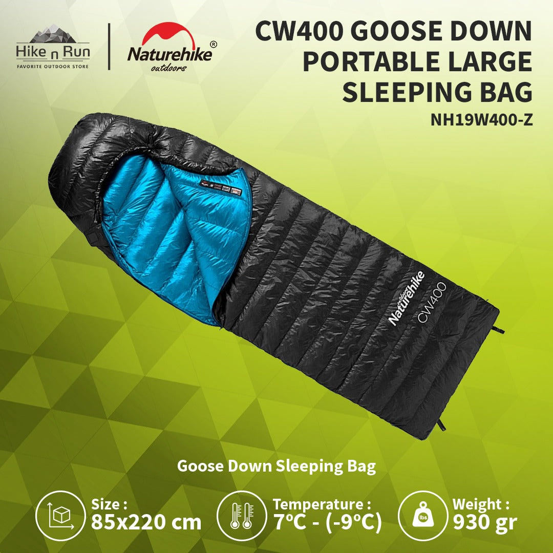 Sleeping Bag Naturehike CWZ400 NH19W400-Z Goose Down Single SB