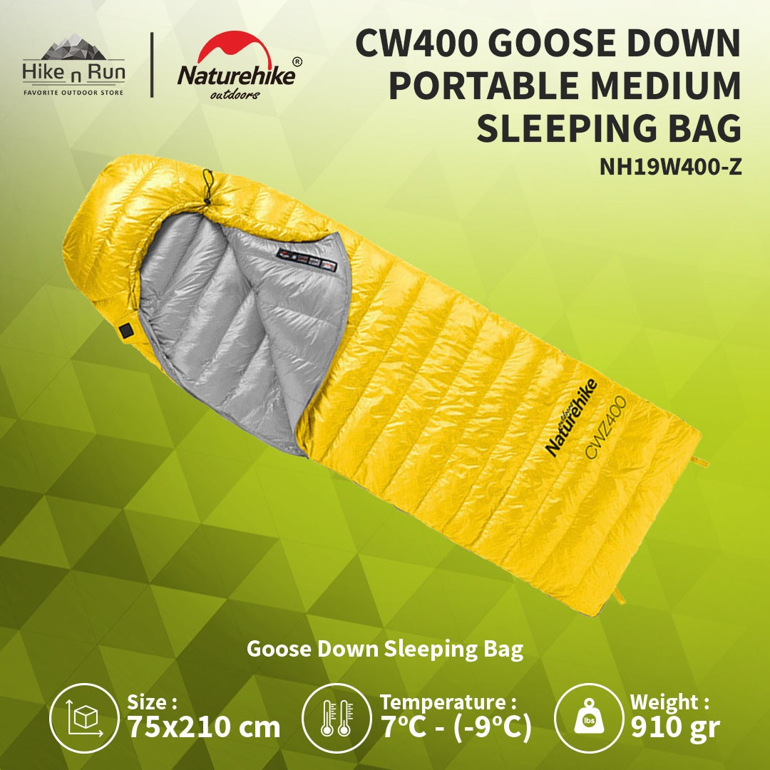 Sleeping Bag Naturehike CWZ400 NH19W400-Z Goose Down Single SB