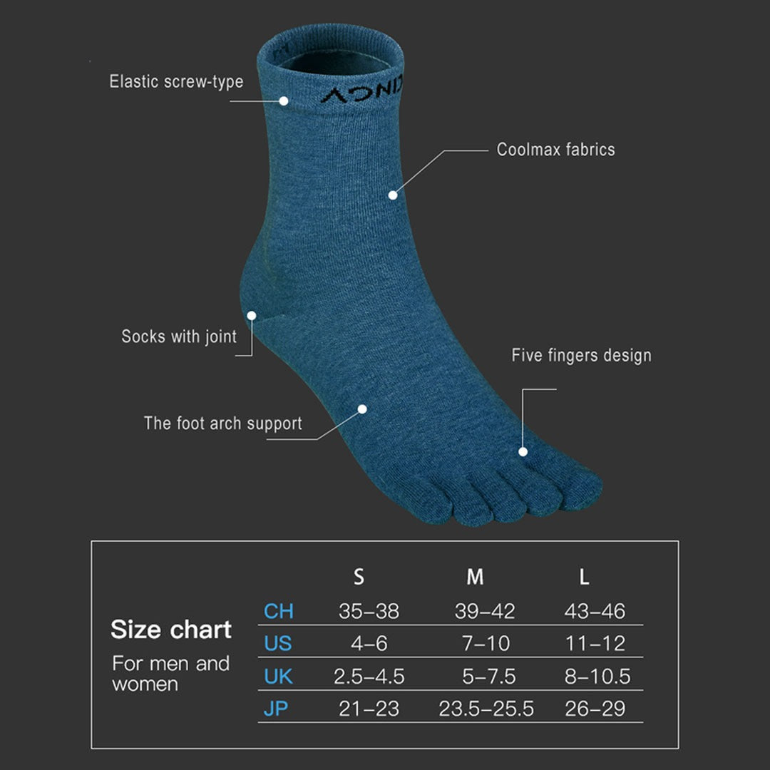 Kaos Kaki Aonijie E4813 Five Finger Socks