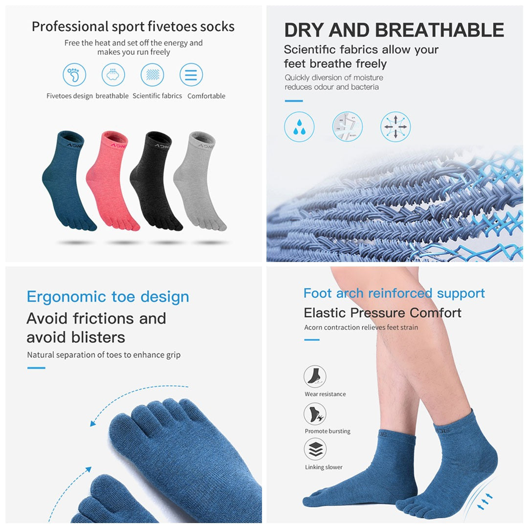 Kaos Kaki Aonijie E4813 Five Finger Socks