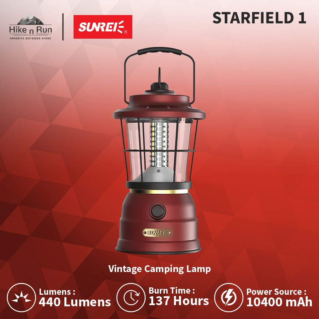 Sunrei Starfield 1 Lampu Glamping Rechargeable