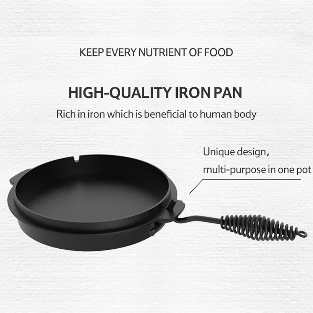 Panci Wajan Camping Naturehike NH20CJ011 Cooking Iron Pot