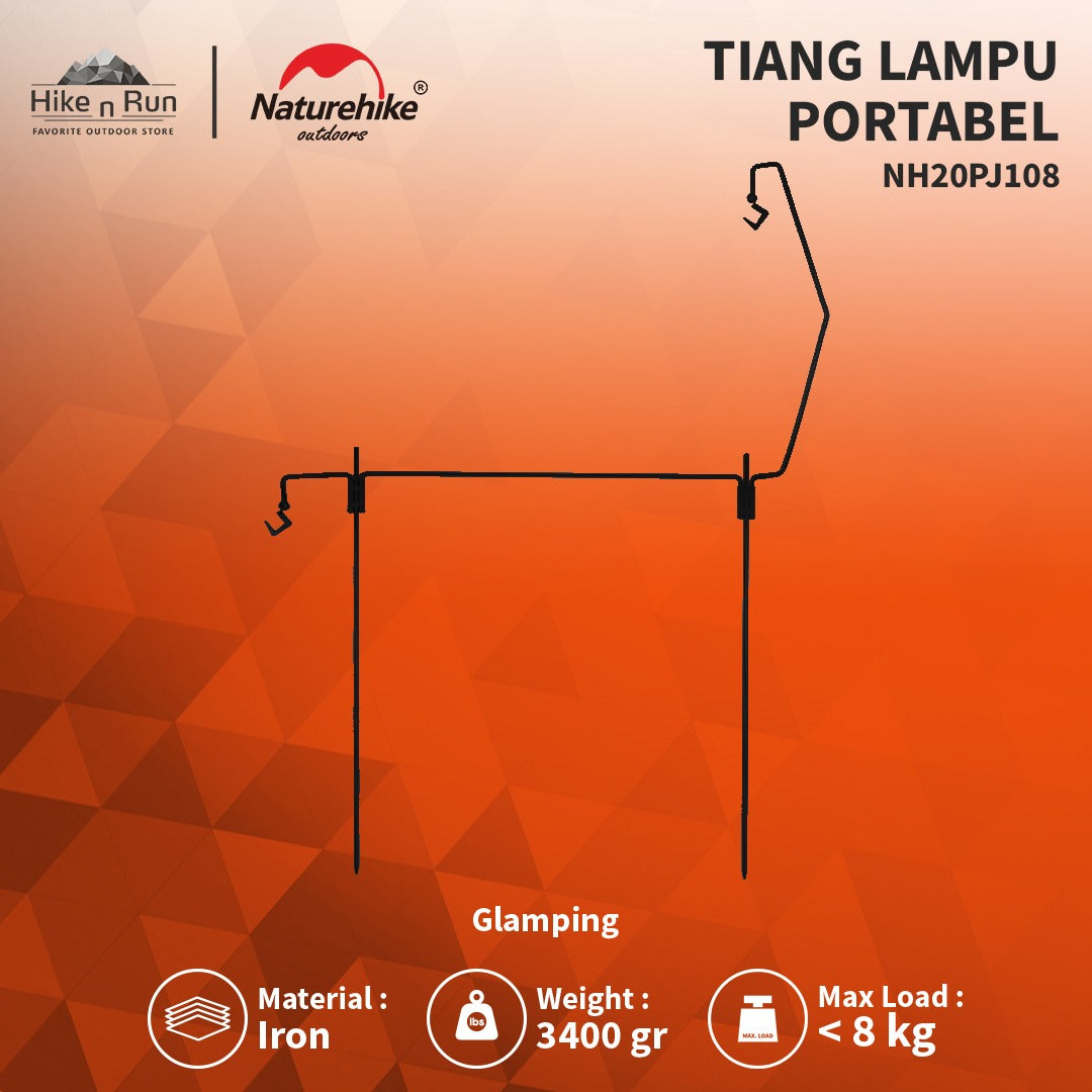 Naturehike NH20PJ108 Tiang Lampu Portabel