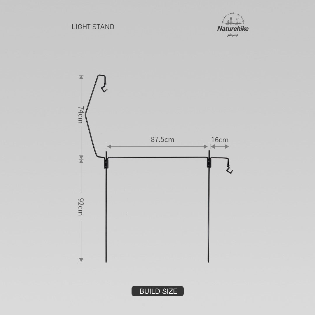 Naturehike NH20PJ108 Tiang Lampu Portabel