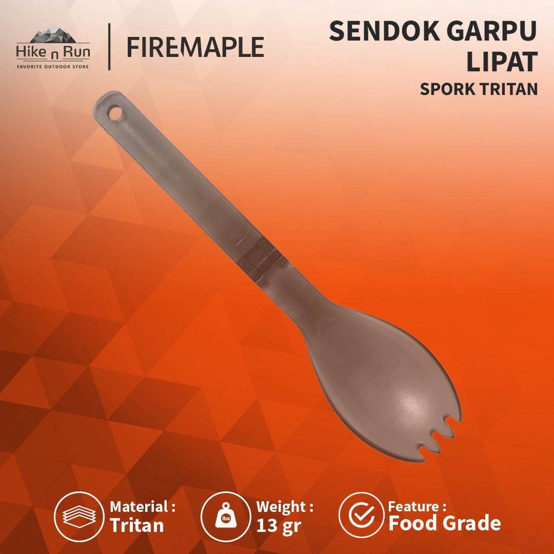 Alat Makan Lipat Firemaple Folding Spork Tritan