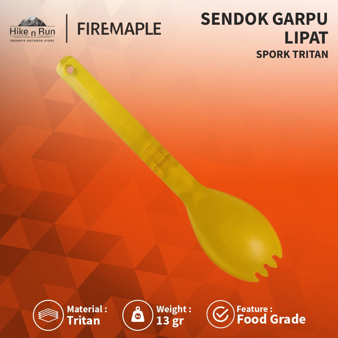 Alat Makan Lipat Firemaple Folding Spork Tritan