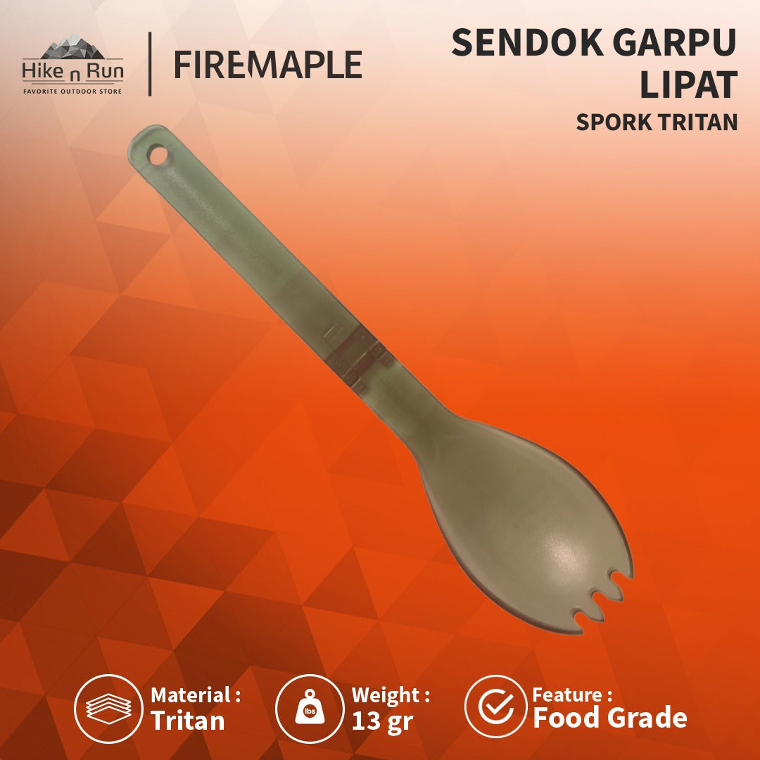 Alat Makan Lipat Firemaple Folding Spork Tritan