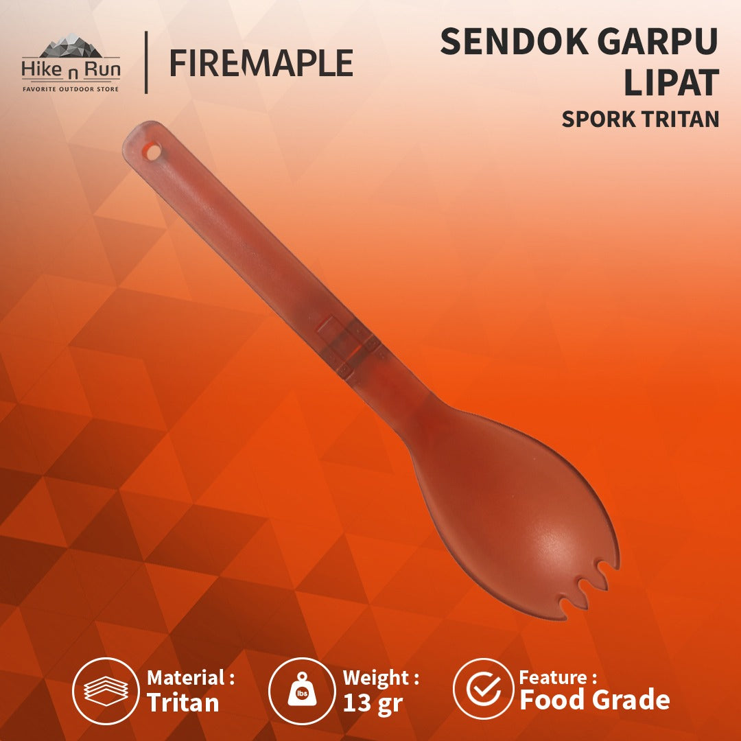 Alat Makan Lipat Firemaple Folding Spork Tritan